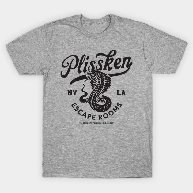 Plissken Escape Rooms T-Shirt by Pufahl